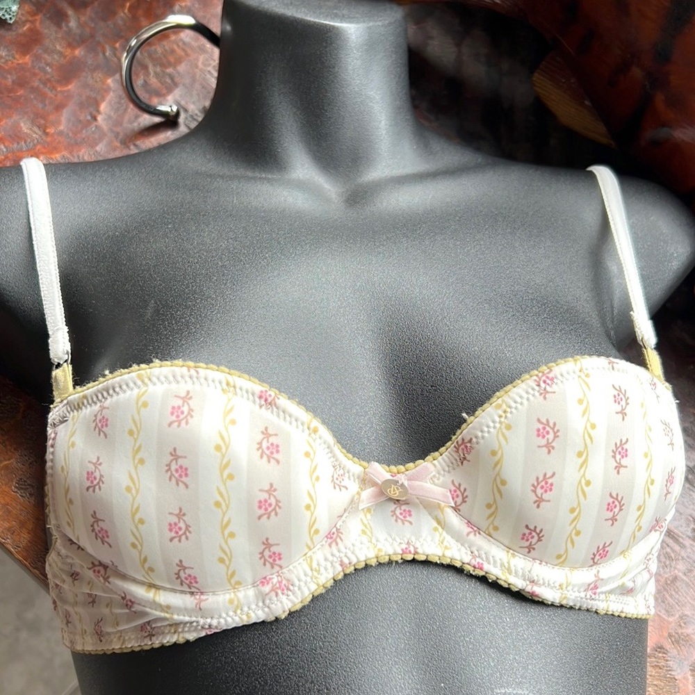 Victoria’s Secret Vintage Floral with Lace Details Demi Balconette Bra NEWw/tags